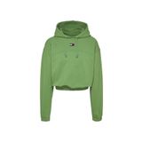 Tommy Jeans DW0DW16135 Kapüşon Yaka Baskılı Yeşil Kadın Sweatshirt
