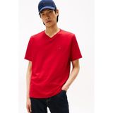 Tommy Jeans Erkek Essential V Yaka Tişört - Kırmızı - 2XL