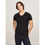 Tommy Jeans Erkek Essential V Yaka Tişört - Siyah - 2XL