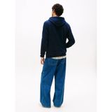 Tommy Jeans Erkek Regular Fit Kapüşonlu Sweatshirt, Lacivert, M Beden