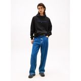 Tommy Jeans Erkek Regular Fit Kapüşonlu Sweatshirt, Siyah, L Beden