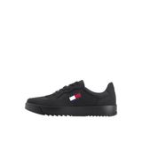 Tommy Jeans Erkek Sneaker, Siyah, 41, Marka Bayrak Logolu Düşük Bilekli Sneaker, EM0EM01397