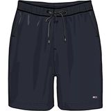 Tommy Jeans Erkek şortu Flag Beach büzme ipli, Mavi (Dark Night Navy), S
