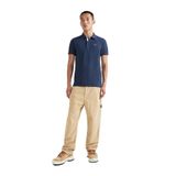 Tommy Jeans Erkek T-Shirt Dm0Dm15370C87 Tjm Slım Placket Polo, Lacivert, Xl