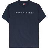 Tommy Jeans Erkek Tişört DM0DM20744 - Mavi - 2XL