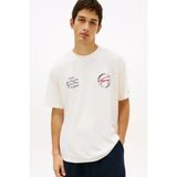 Tommy Jeans Erkek TIŞÖRT-DM0DM22535 - White - L