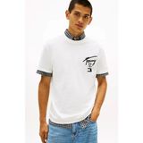 Tommy Jeans Erkek TIŞÖRT-DM0DM22553 - White - L