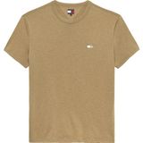Tommy Jeans Erkek Tişört DM0DM22667 Bej