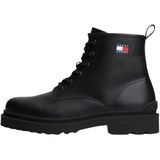 Tommy Jeans Erkek TJM Dantel Yukarı Kauçuk Em0em01628 Orta Çizme, siyah, 44 EU
