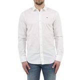 Tommy Jeans Erkek TJM ORIGINAL STRETCH SHIRT Shirt CLASSIC WHITE XXL