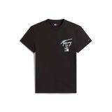 Tommy Jeans Erkek TJM Reg City Sign Ss S/S Tişört (1'li Paket), siyah (Black), M