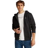 Tommy Jeans Erkek TJM REG S FLAG ZIP THRU Sweatshirt Black XL