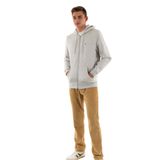Tommy Jeans Erkek TJM REG S FLAG ZIP THRU Sweatshirt Silver Grey Heather L