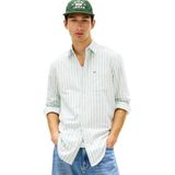 Tommy Jeans Erkek TJM Reg Stripe Oxford Gömlek EXT Dm0dm22790 L/S Tişört (1'li Paket)