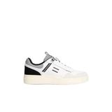 Tommy Jeans Erkek TJM Retro Sepet Em0em01657Low Top, Beyaz Ekru Siyah, 45 EU