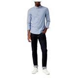 Tommy Jeans Erkek TJM SLIM STRETCH OXFORD SHIRT Shirt Perfume Blue XXL