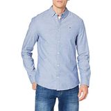 Tommy Jeans Erkek TJM SLIM STRETCH OXFORD SHIRT Shirt Twilight Navy XXL