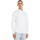 Tommy Jeans Erkek TJM SLIM STRETCH OXFORD SHIRT Shirt White M