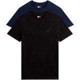 Tommy Jeans Erkek TJM XSLIM 2PACK JERSEY TEE EXT T-shirt Black/Dark Night Navy L