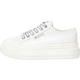 Tommy Jeans Hakiki Deri Kalın Tabanlı Sneaker Ayakkabı Bayan AYAKKABI EN0EN02714 YBL