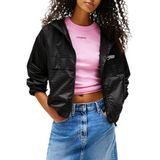 Tommy Jeans Jakarlı Regular Fit Kapüşonlu Su İtici Ceket Bayan CEKET DW0DW20952 BDS