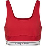 Tommy Jeans Kadın Kırmızı Tişört ( Model Kodu : DW0DW15300 )