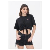 Tommy Jeans Kadın T-Shirt P55759S6799, Siyah, L