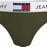 Tommy Jeans Kadın Thong (Ext Sizes) İç Giyim, Drab Olive, M
