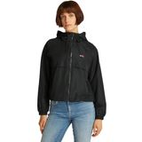Tommy Jeans Kadın Windbreaker Ceket Essential Kapüşonlu, siyah (Black), XXL Plus