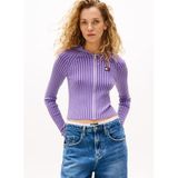 Tommy Jeans Kapüşonlu Nakışlı Kazak, S, 5003298221, Mor, Kadın