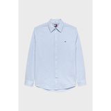 Tommy Jeans Keten ve Pamuk Karışımlı Uzun Kollu Gömlek Erkek GÖMLEK DM0DM22761 C3Q