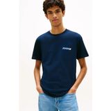 Tommy Jeans Lacivert Erkek Regular Fit Baskılı T-Shirt DM0DM22547C1G Lacivert T-Shirt