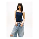 Tommy Jeans Lacivert Kadın T-Shirt TJW ESSENTIAL STRAP TOP EXT