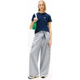 Tommy Jeans Lacivert Kadın T-Shirt Tjw Reg Wavy Flag Ss Tee Ext - XS