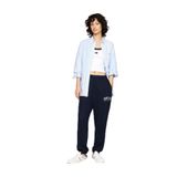 Tommy Jeans Lacivert Kadın Yüksek Bel Standart Fit Baskılı Eşofman Altı, L, 5003174902
