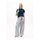 Tommy Jeans Lacivert T-Shirt TJW REG WAVY FLAG SS TEE EXT, S, DW0DW22274, Navy, Kadın