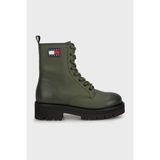 Tommy Jeans Logolu Fermuarlı Postal Bot Bayan Bot EN0EN02628 M00 - Yeşil