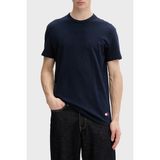 Tommy Jeans Logolu Pamuk Karışımlı Bisiklet Yaka T Shirt Erkek T Shirt DM0DM22529 C1G - Lacivert - 2XL