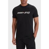 Tommy Jeans Logolu Pamuklu Regular Fit Bisiklet Yaka T Shirt Erkek T Shirt DM0DM22548 Bds - Siyah - 2XL