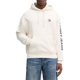 Tommy Jeans Logolu Pamuklu Relaxed Fit Kapüşonlu Kanguru Cepli Sweat Erkek SWEAT DM0DM21834 AE3