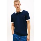 Tommy Jeans Logolu Pamuklu Standart Fit Düğmeli Polo Yaka T Shirt Erkek POLO YAKA T SHİRT DM0DM23036 C1G