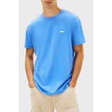 Tommy Jeans Pamuk Karışımlı Regular Fit Bisiklet Yaka T Shirt Erkek T Shirt DM0DM22667 C38 - Mavi - XL