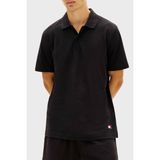 Tommy Jeans Pamuk Karışımlı Regular Fit Düğmeli Polo Yaka T Shirt Erkek Polo Yaka T Shirt DM0DM22703 Bds - Siyah