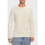 Tommy Jeans Pamuklu Regular Fit Bisiklet Yaka Kazak Erkek Kazak DM0DM18370 Acg - 2XL - Bej