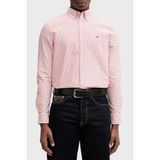 Tommy Jeans Pamuklu Regular Fit Çizgili Uzun Kollu Gömlek Erkek Gömlek DM0DM20668 Xl0 - Kırmızı - 2XL