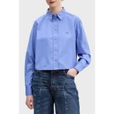 Tommy Jeans Pamuklu Regular Fit Logolu Uzun Kollu Gömlek Bayan GÖMLEK DW0DW22078 C58