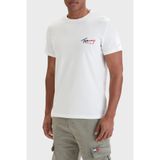 Tommy Jeans Pamuklu Slim Fit Logolu Bisiklet Yaka T Shirt Erkek T SHİRT DM0DM22538 YBL
