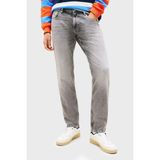 Tommy Jeans Pamuklu Slim Fit Normal Bel Dar Paça Jeans Erkek Kot Pantolon DM0DM22926 1da - Gri - 33 - 32