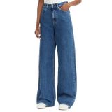 Tommy Jeans Pamuklu Wide Leg Fit Yüksek Bel Jean Kadın KOT PANTOLON DW0DW23069 1A5