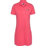 Tommy Jeans Polo Yaka Kırmızı Kısa Kadın Elbise DW0DW20302XI2